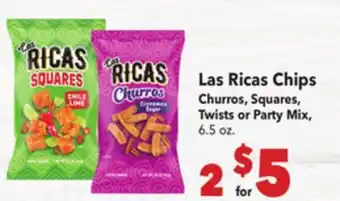Vallarta Supermarkets Las Ricas Chips offer