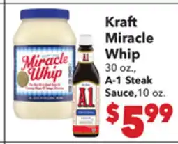 Vallarta Supermarkets Kraft Miracle Whip offer