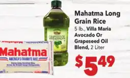Vallarta Supermarkets Mahatma Long Grain Rice offer