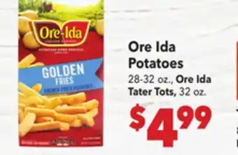 Vallarta Supermarkets Ore Ida Potatoes offer
