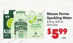Vallarta Supermarkets Maison Perrier Sparkling Water offer