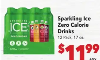 Vallarta Supermarkets Sparkling Ice Zero Calorie Drinks offer