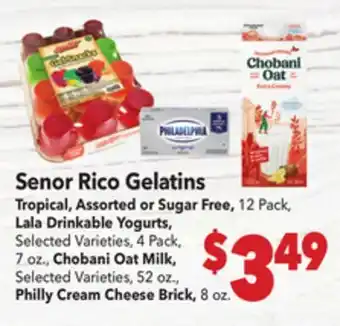 Vallarta Supermarkets Senor Rico Gelatins offer
