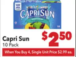 Vallarta Supermarkets Capri Sun offer