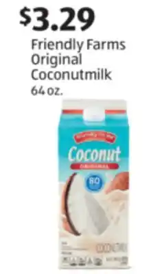 Aldi Friendly Farms Original Coconutmilk offer