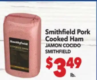 Vallarta Supermarkets Smithfield Pork Cooked Ham/JAMON COCIDO SMITHFIELD offer