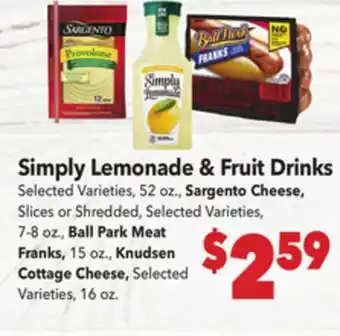 Vallarta Supermarkets Simply Lemonade & Fruit Drinks offer