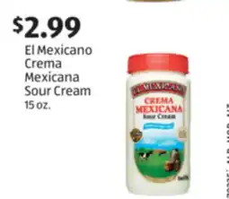 Aldi El Mexicano Crema Mexicana Sour Cream offer