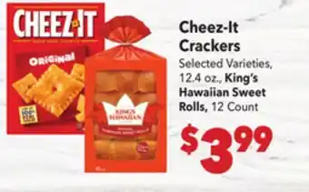 Vallarta Supermarkets Cheez-It Crackers offer