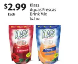 Aldi Klass Aguas Frescas Drink Mix offer