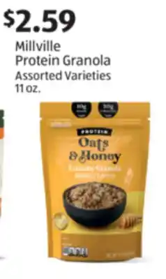 Aldi Millville Protein Granola offer
