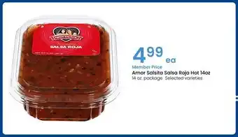 Albertsons Amor Salsita Salsa Roja Hot 14oz offer