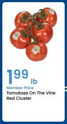 Albertsons Tomatoes On The Vine Red Cluster offer