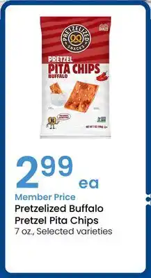 Albertsons Pretzelized Buffalo Pretzel Pita Chips offer