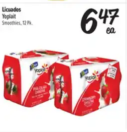 El Super Fresh Yoplait Smoothies offer