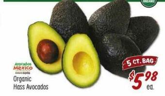 Sprouts Farmers Market Organic Hass Avocados offer