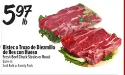 El Super Fresh Fresh Beef Chuck Steaks or Roast offer