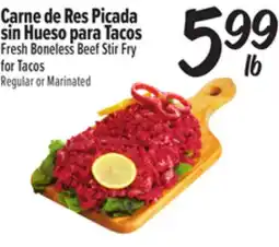 El Super Fresh Fresh Boneless Beef Stir Fry for Tacos offer