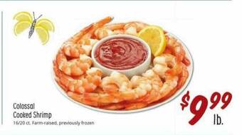Sprouts Farmers Market Colossal Cooked Shrimp offer