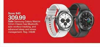 Target Samsung Galaxy Watch4 offer