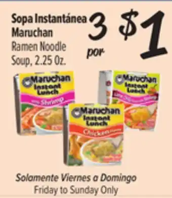 El Super Maruchan Ramen Noodle Soup offer