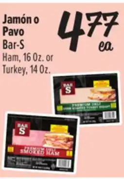 El Super Ham, 16 Oz. or Turkey, 14 Oz offer