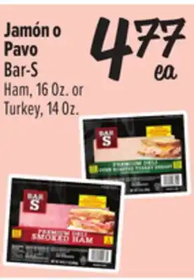 El Super Ham, 16 Oz. or Turkey, 14 Oz offer