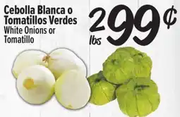 El Super White Onions or Tomatillo offer