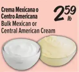 El Super Bulk Mexican or Central American Cream offer