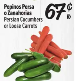 El Super Persian Cucumbers or Loose Carrots offer
