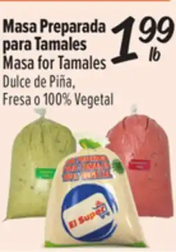 El Super Masa for Tamales Dulce de Piña,Fresa o 100% Vegetal offer