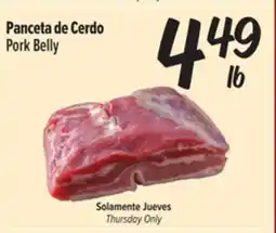 El Super Pork Belly offer