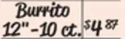 El Super Burrito offer