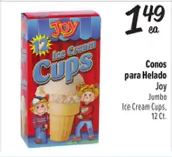 El Super Joy Jumbo Ice Cream Cups offer