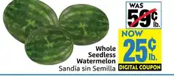 Foodmaxx Whole Seedless Watermelon offer