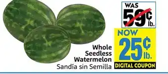 Foodmaxx Whole Seedless Watermelon offer