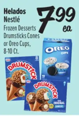 El Super Frozen Desserts Drumsticks Cones or Oreo Cups offer