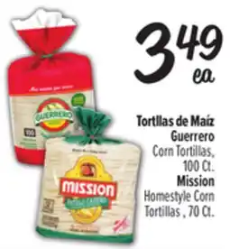 El Super Corn Tortillas, 100 Ct., Homestyle Corn Tortillas, 70 Ct offer