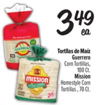 El Super Corn Tortillas, 100 Ct., Homestyle Corn Tortillas, 70 Ct offer