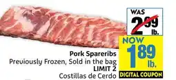 Foodmaxx Pork Spareribs offer