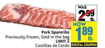 Foodmaxx Pork Spareribs offer