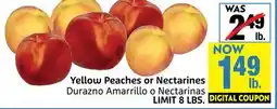 Foodmaxx Yellow Peaches or Nectarines offer
