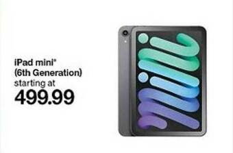 Target Ipad Mini (6th Generation) offer