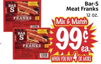 Foodmaxx Bar-S Meat Franks offer