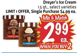 Foodmaxx Dreyer's Ice Cream offer