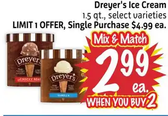 Foodmaxx Dreyer's Ice Cream offer
