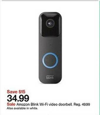 Target Amazon Blink Wi-fi Video Doorbell offer
