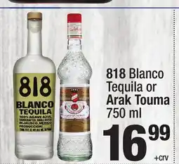 Super King Markets Blanco Tequila or Arak Touma offer