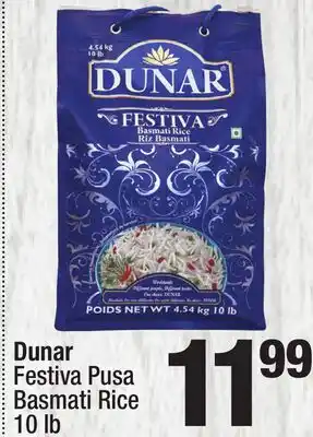 Super King Markets Dunar Festiva Pusa Basmati Rice offer