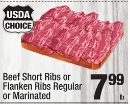 Super King Markets Beef Short Ribs or Flanken Ribs offer